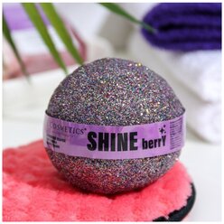 L'Cosmetics Бомбочка для ванн с блестками «Shine berry», 120 г