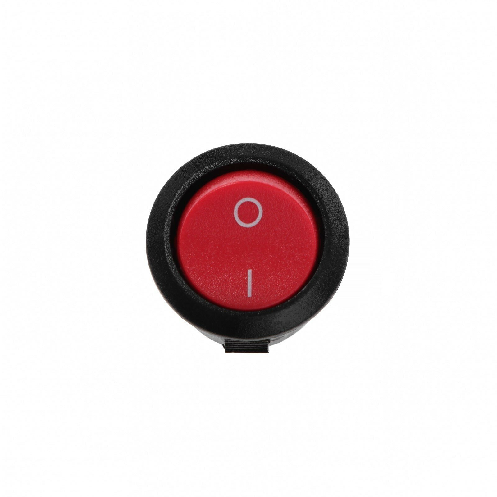 Кнопка - выключатель, без подсветки, красный, 3-6 А, 8889 - фотография № 4