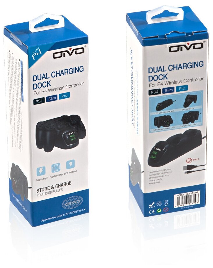 Зарядная станция Oivo PS4 DualShock Charging P4889 - фото №11