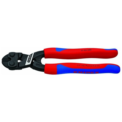 Бокорезы Knipex 71 02 200 200 мм красный/синий болторезы knipex 71 41 200 200 мм красный черный