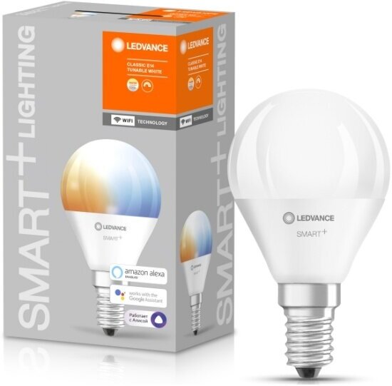 Умная лампа Ledvance-osram LEDVANCE WiFi Classic P Dimm 40 5 W/2700K.6500K E14 470Lm 20000h d47*90