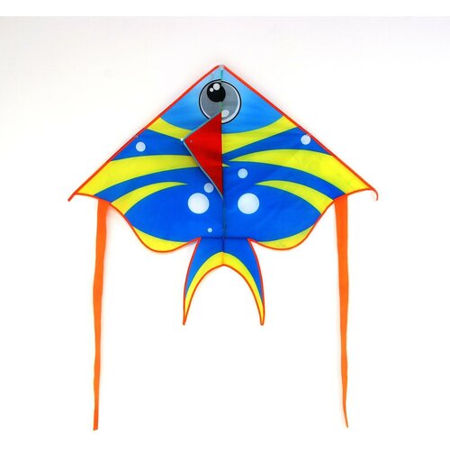Воздушный змей «Рыбка», с леской, цвета микс