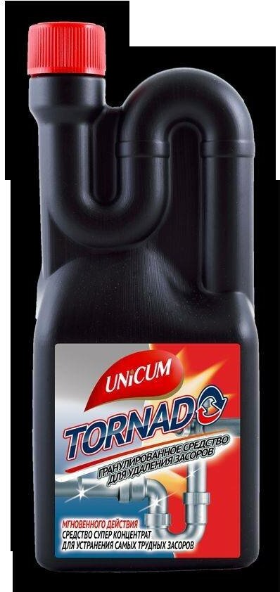 Средство Unicum Торнадо гранулированное для удаления засоров 600 г - фото №9