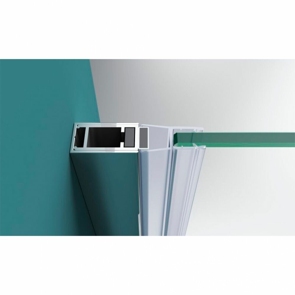 Душевая дверь в нишу BelBagno Etna B-12-60/30-C-Cr - фото №12