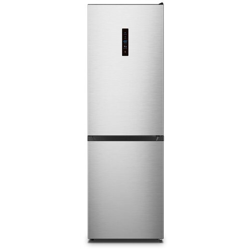 Холодильник LEX RFS 203 NF INOX, серебристый