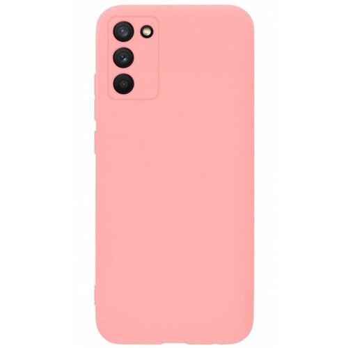 Накладка силиконовая Silicone Cover для Samsung Galaxy S20 FE G780 розовая чехол накладка soft touch для samsung galaxy s20 черный