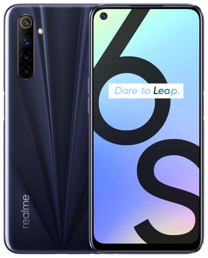 Смартфон realme 6S 6/128 ГБ, Dual nano SIM, Eclipse Black