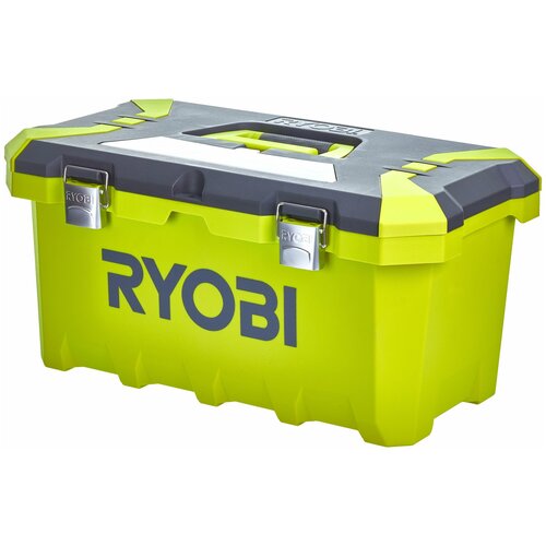 Ящик RYOBI RTB19, 49.2x29.5x23.2 см, зеленый/серый ящик для инструментов ryobi rtb22 565x323x310 5132004363