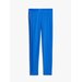 Тайтсы adidas для девочек, пояс на резинке, размер 116, синий