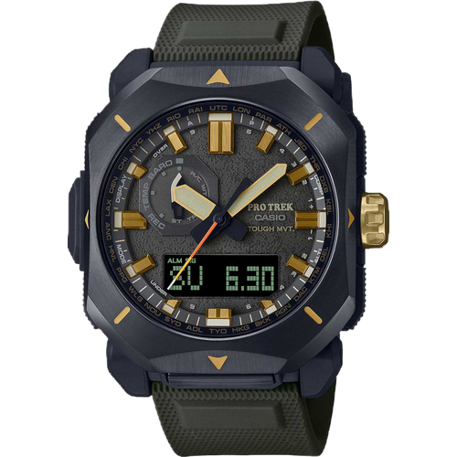 Наручные часы CASIO Pro Trek 81407, зеленый, черный