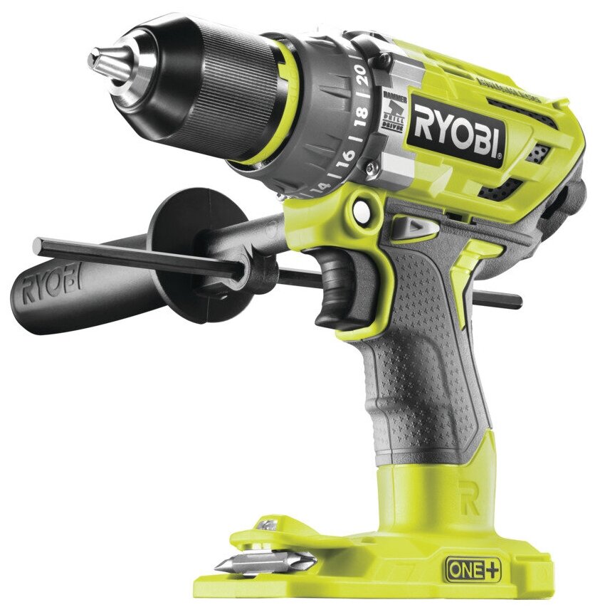 Дрель-шуруповерт бесщеточная аккумуляторная Ryobi R18PD7-0 ONE+