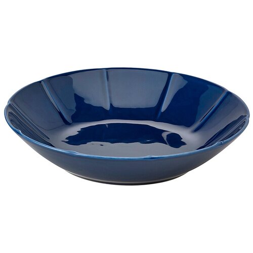 Тарелка глубокая DJUP PLATTA Шведский Дом (аналог икеа стриммиг STRIMMIG), 23 см, синий