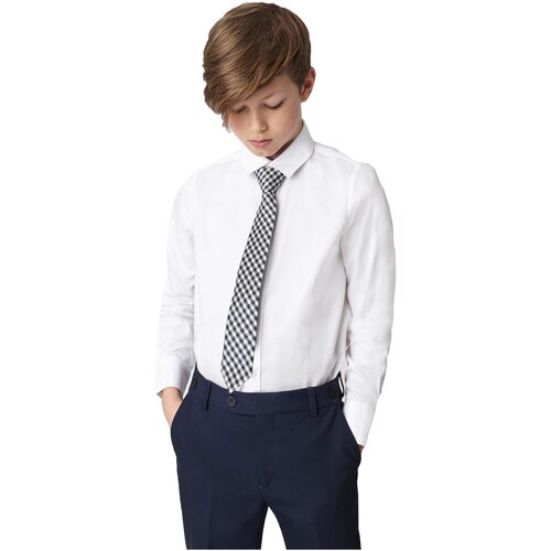 фото Рубашка gulliver размер 164, белый