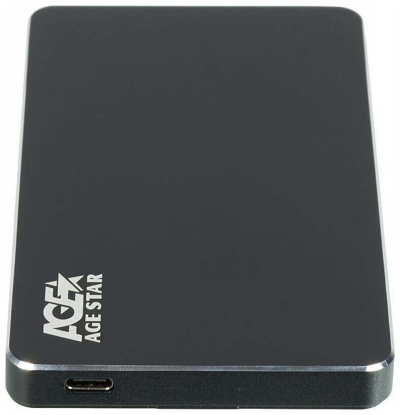 Корпус для HDD-накопителя для HDD/SSD  AGESTAR 3UB2AX2C, черный