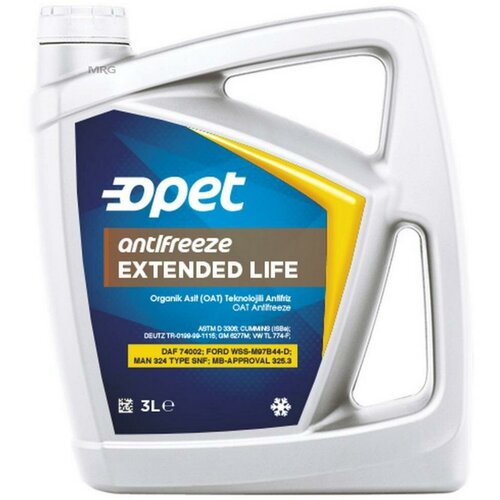 OPET 601216664 Антифриз Extended Life (3л)