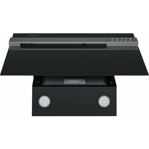 Вытяжка каминная наклонная MAUNFELD Bridge Line 60 черное стекловставка сатин 850 мкубч 1398000₽