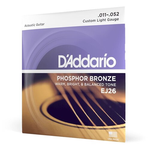 Набор струн D'Addario EJ26, 1 уп. d addario xtapb1047 струны для акустической гитары 10 47
