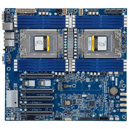 фото Gigabyte материнская плата gigabyte mz72-hb0 (rev.3.0) socket sp3 16xddr4 5xpci-e 16x 4xsata iii eatx retail (9mz72hb0mr-00-30a)