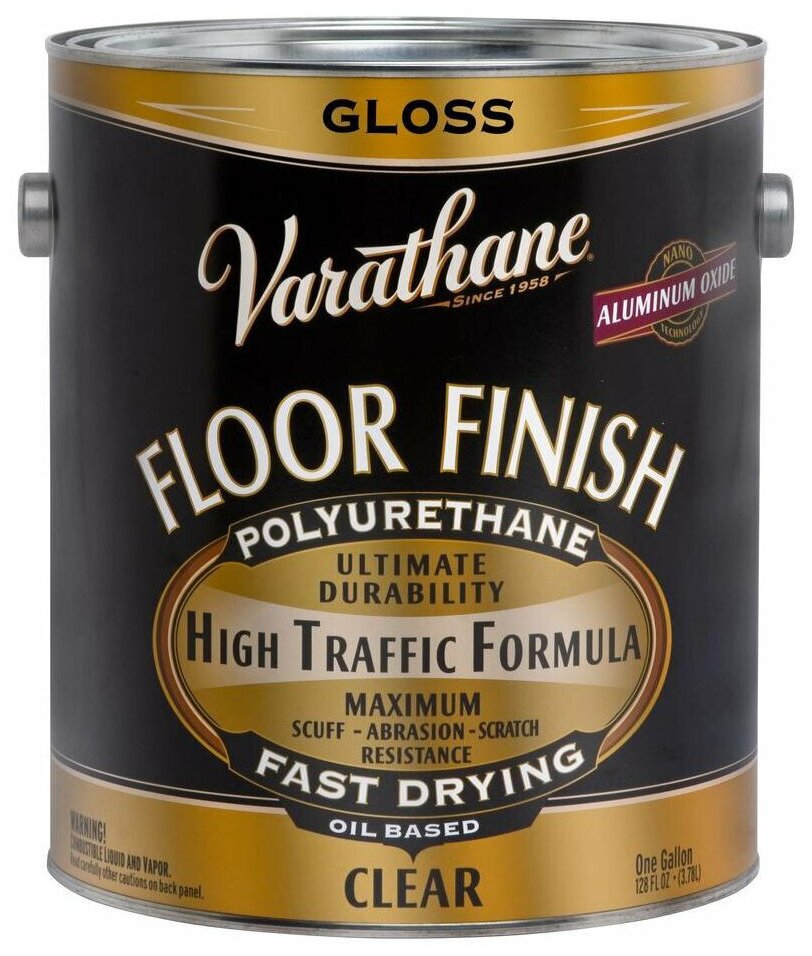 Varathane Premium Floor Finish Oil Based Лак для пола на маслянной основе полиуретановый (глянцевый, 3,78 л)