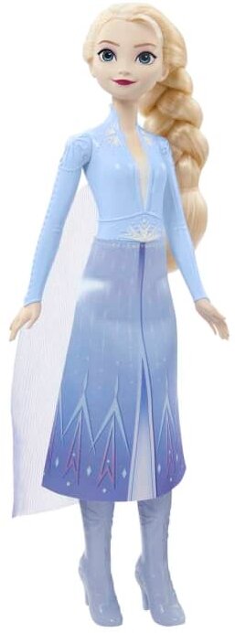 Кукла Mattel Disney Frozen Эльза, HLW48 голубой/белый