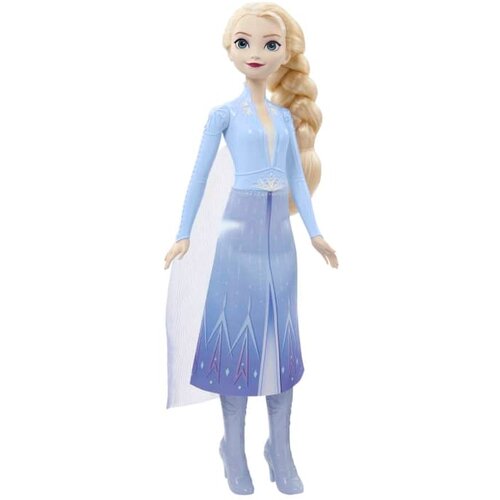 Кукла Mattel Disney Frozen Эльза, HLW48 голубой/белый кукла disney frozen поющая эльза 207474 emea 4l