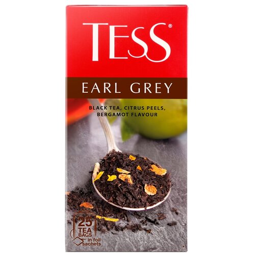 Tess Чай TESS Эрл Грей черный, 25пак 0645-10-1