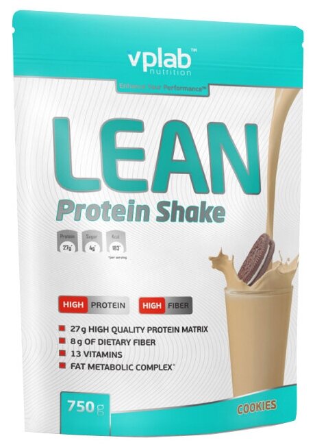 Протеин мультикомпонентный VP Laboratory Lean Protein Shake (750 г) Печенье-крем