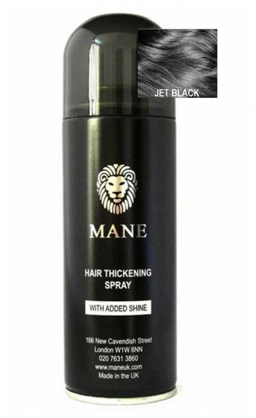 Mane Спрей Hair Thickening, черный оникс, 200 мл