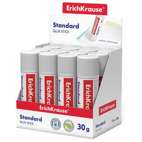 ErichKrause Клей-карандаш Standard 30 г х 12 шт 12 шт. 30 г