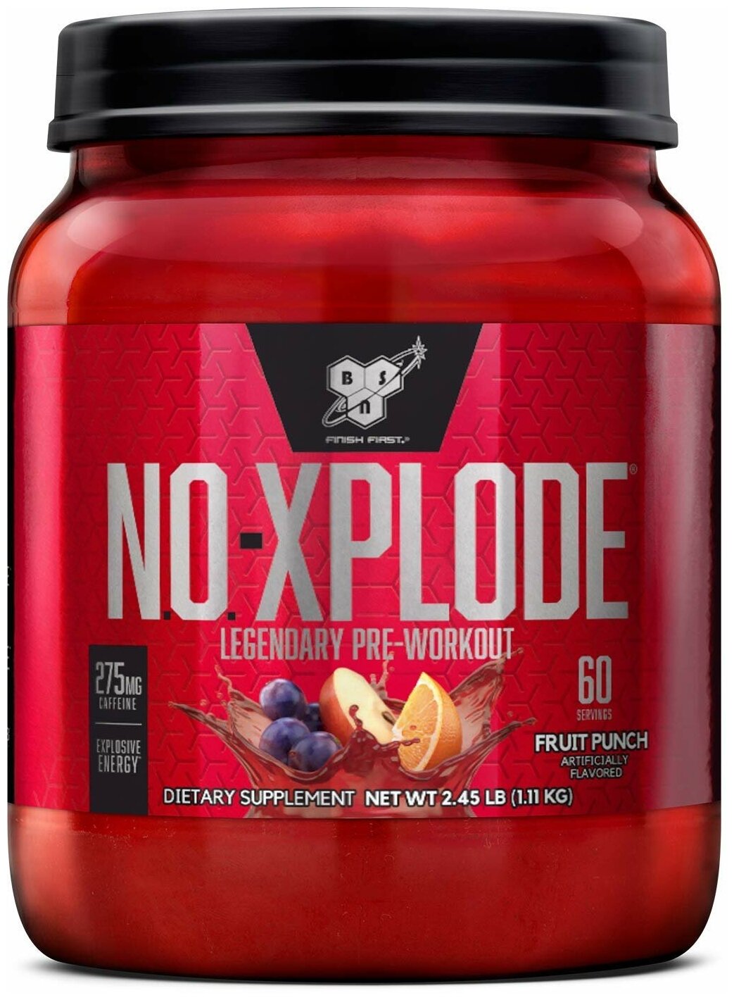 BSN N. O.-Xplode 3.0 (60 порций) (Fruit punch)