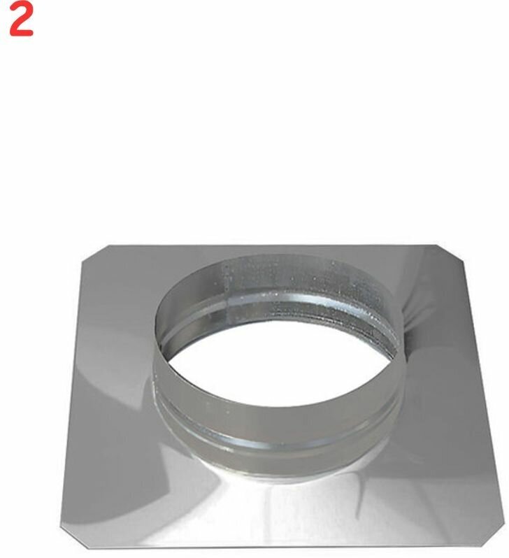 Плоское основание для турбодефлектора d200 мм (2 шт.)