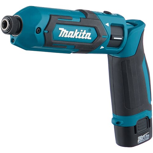 Аккумуляторная отвертка Makita TD022DSE бирюзовый сумка