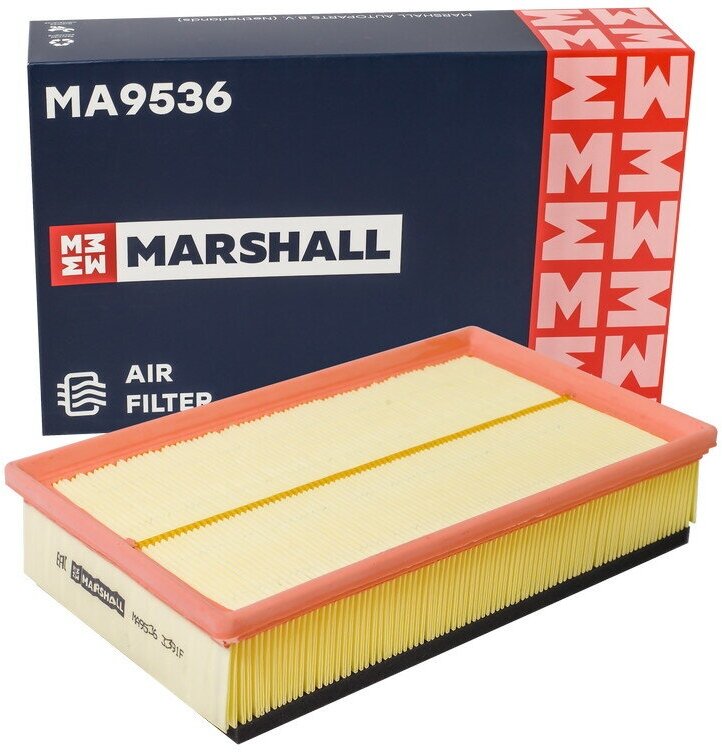 Фильтр воздушный MARSHALL MA9536 для VW Multivan (T5, T6) 03-, VW Transporter (T5, T6) 03- // кросс-номер MANN C 32 191/1