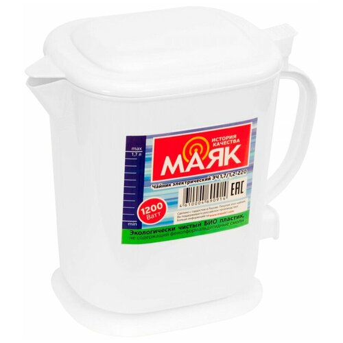 Чайник Маяк ЭЧ 1712-220 цвет белый 95600₽