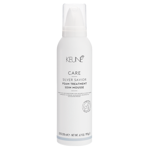 Keune Care Silver Savior Foam Пенка-уход Сильвер 200 мл keune care silver savior foam treatment soin mousse пенка уход сильвер с фиолетовым пигментом для холодных оттенков блонда 200 мл