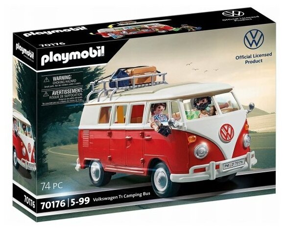 Конструктор Playmobil Volkswagen 70176 Туристический автобус T1