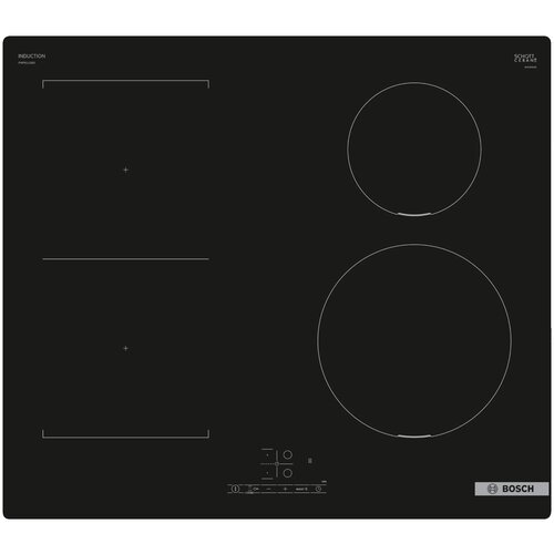 Индукционная варочная панель BOSCH PWP611BB5E, черный индукционная варочная панель bosch pxe601dc1e черный