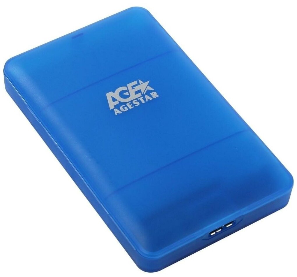 Корпус для HDD/SSD  AGESTAR 3UBCP3, синий