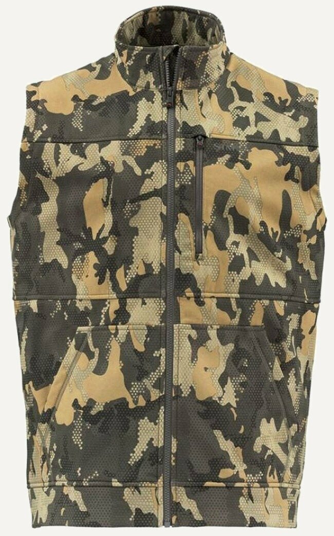 Simms Жилет Rogue Fleece Vest Мужской, L, hex flo camo timber активный отдых