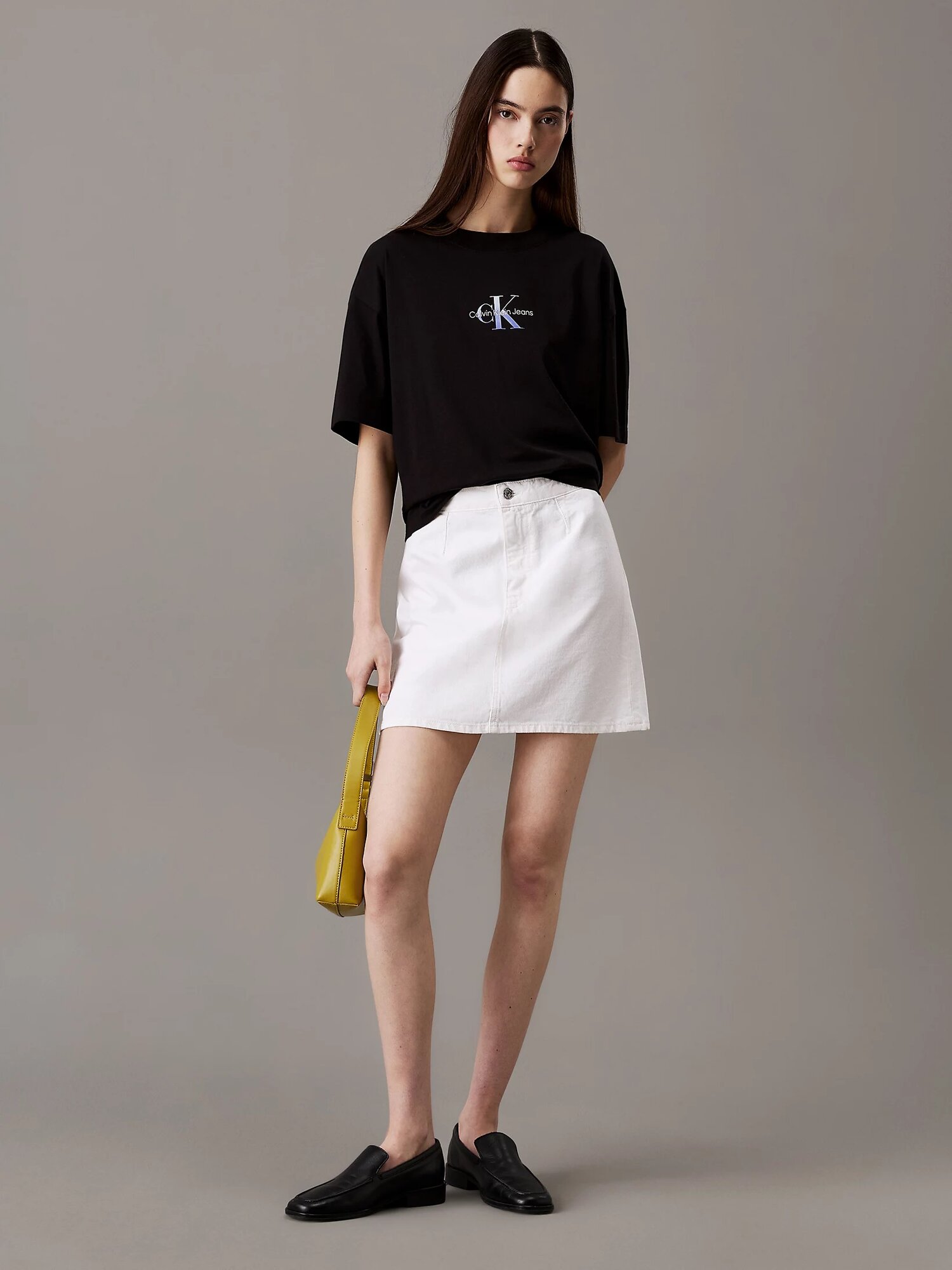 Футболка Calvin Klein Jeans, размер L, черный — фото 1