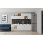 Кухонный гарнитур Ройс, Белый, 2400 мм - изображение