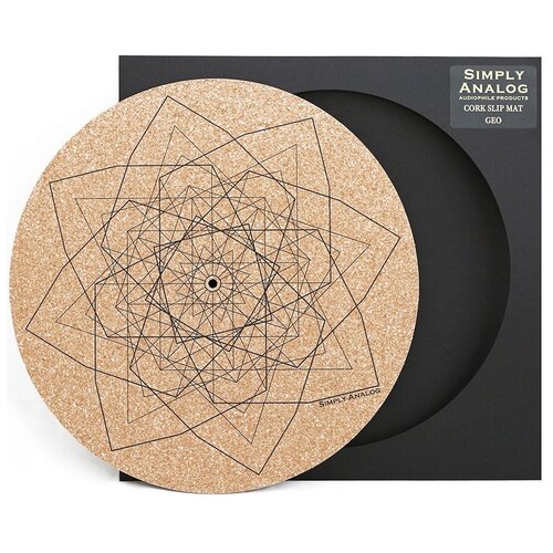 Слипмат Simply Analog (SACS007) Cork Slip Mat Geo слипмат simply analog sacs007 cork slip mat geo