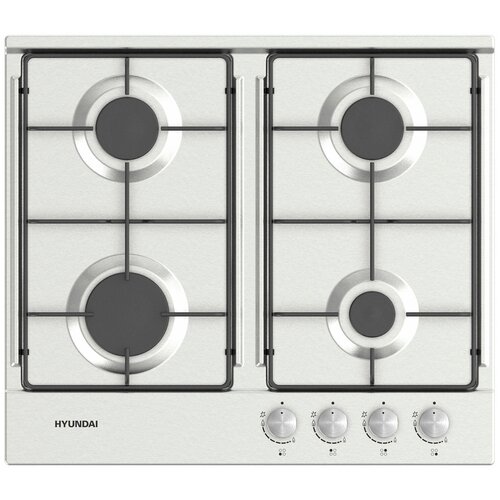 Встраиваемая газовая варочная панель Hyundai HHG 6432 IX нержавеющая сталь 934900₽
