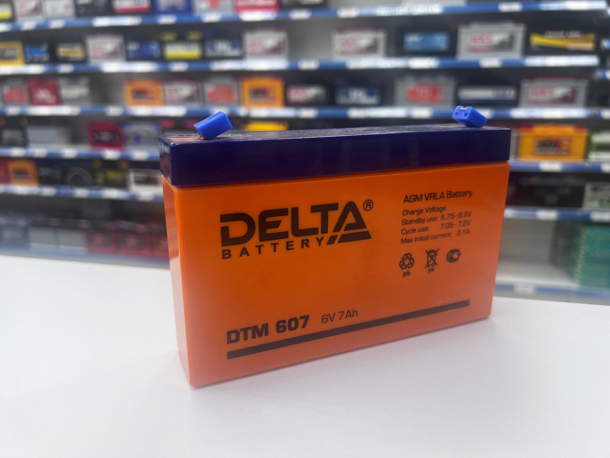 DELTA Battery DTM 607 6В 7 А·ч - фото №8