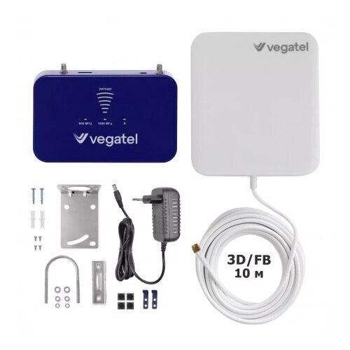 Комплект VEGATEL PL-900/1800 комплект для усиления интернета дача макс 3