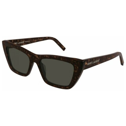 Солнцезащитные очки Saint Laurent, коричневый