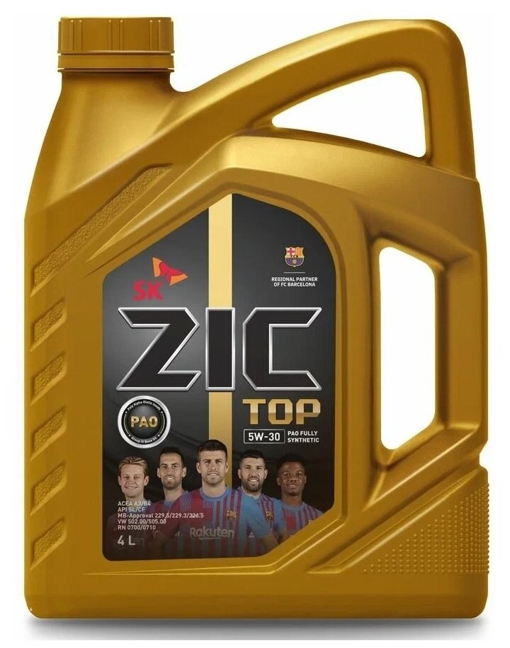    ZIC TOP 5W-30, 4 