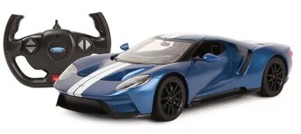 Машинка на радиоуправлении Rastar Ford GT (арт.78100), 1:14, синяя