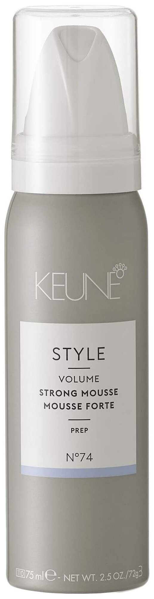 Keune мусс Style Volume Strong Mousse, 75 мл