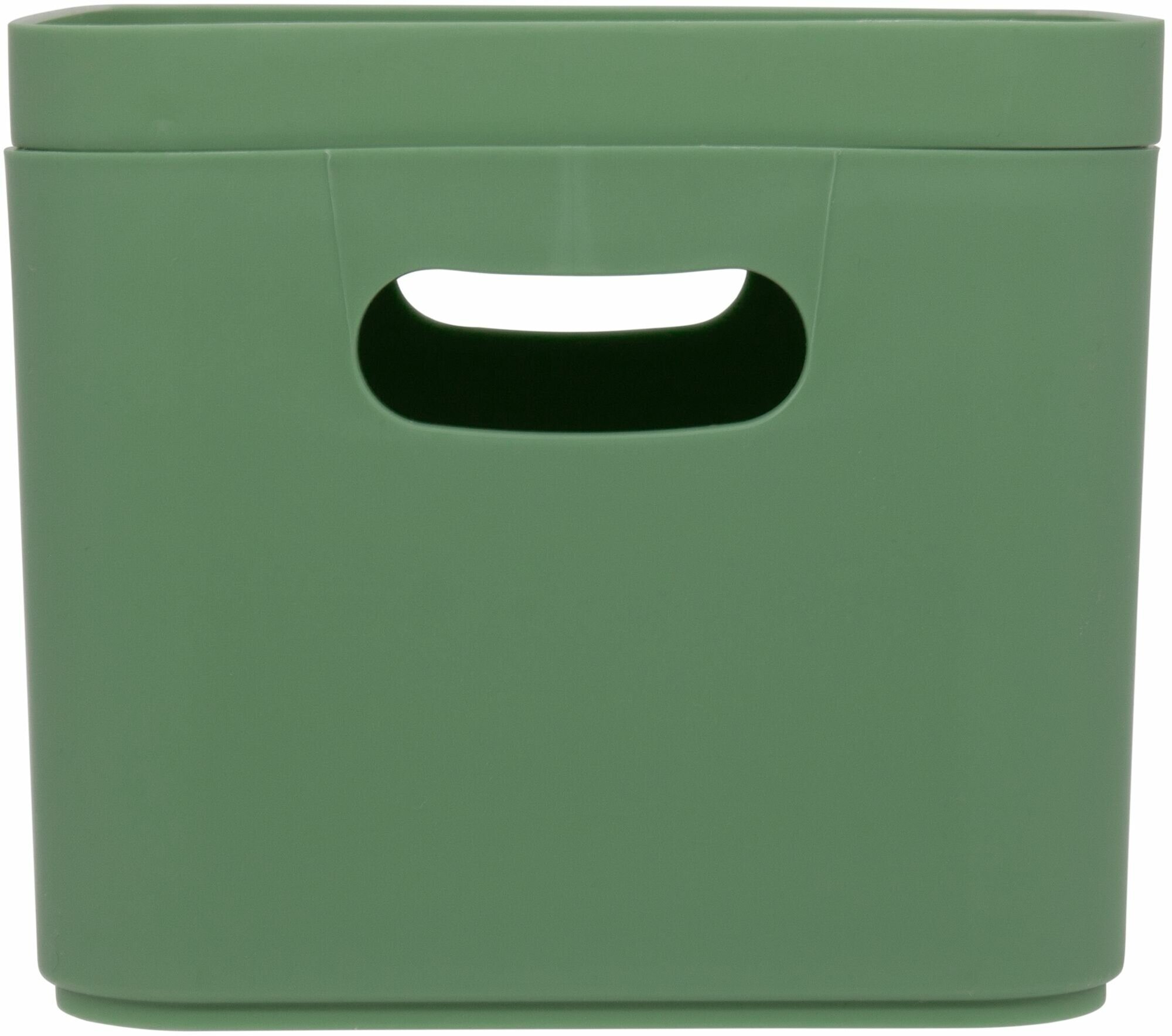 Органайзер для хранения Berossi 16x13x23 см 2.4 л пластик цвет зеленый - фотография № 8